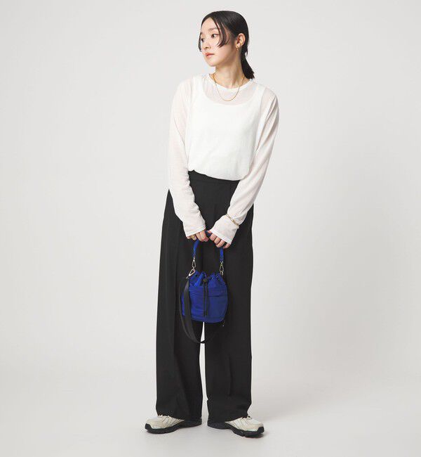 UNITED ARROWS green label relaxing「【WEB限定】＜at ease＞シアー テンジク ロングスリーブ カットソー」|Tシャツ・カットソー|