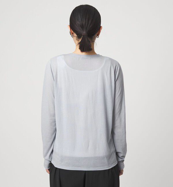 UNITED ARROWS green label relaxing「【WEB限定】＜at ease＞シアー テンジク ロングスリーブ カットソー」|Tシャツ・カットソー|