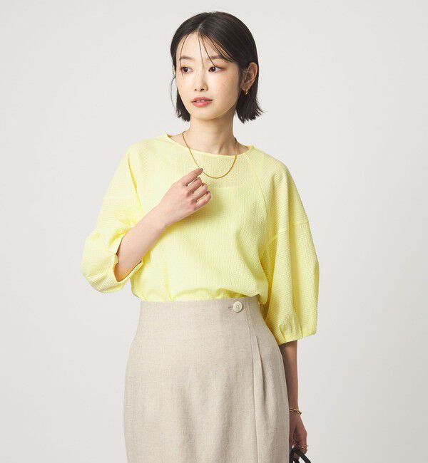 UNITED ARROWS green label relaxing「サッカー タックスリーブ プルオーバー カットソー」|Tシャツ・カットソー|