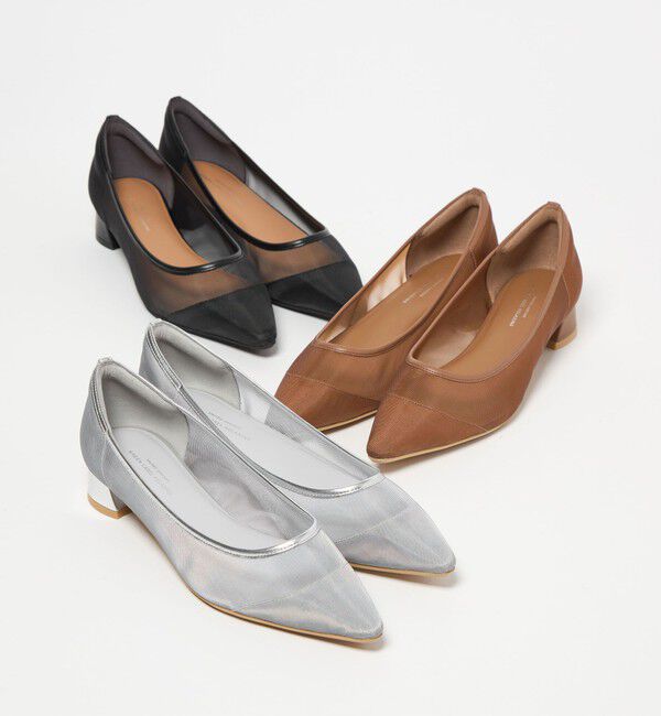 UNITED ARROWS green label relaxing「ポインテッド チュール パンプス」|パンプス|