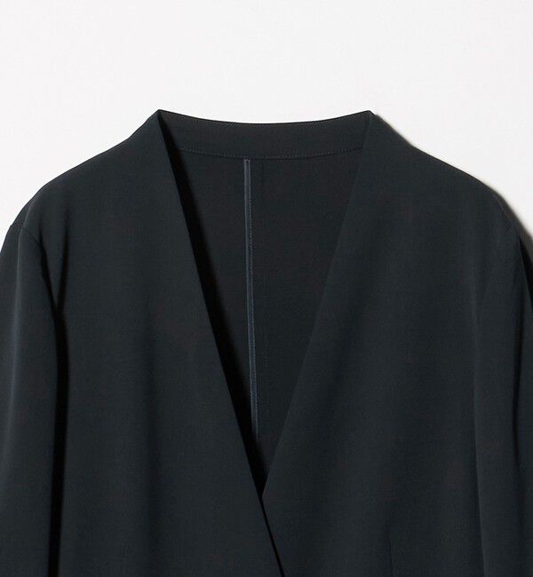 UNITED ARROWS green label relaxing「［size SHORTあり］サラフール ノーラペル ジャケット ストレッチ 接触冷感 UVカット」|ノーカラージャケット|