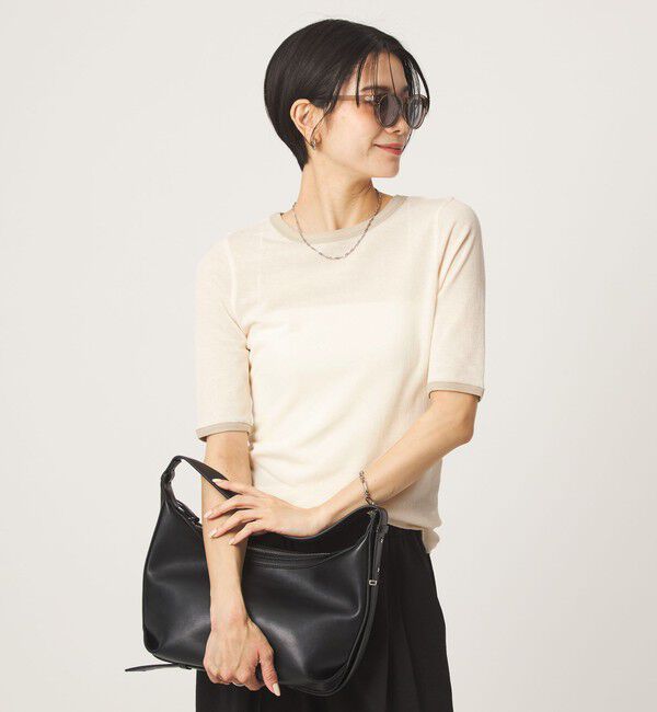 UNITED ARROWS green label relaxing「シアー リンガー Tシャツ」|Tシャツ・カットソー|OFF WHITE