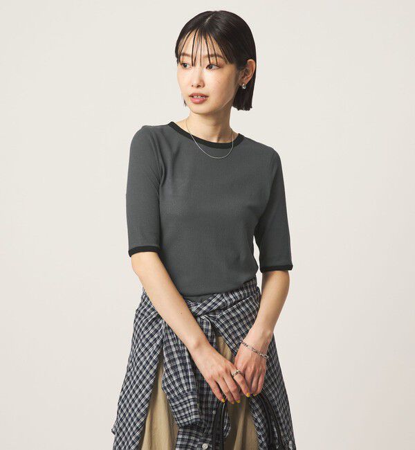 UNITED ARROWS green label relaxing「シアー リンガー Tシャツ」|Tシャツ・カットソー|