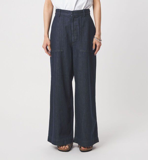 UNITED ARROWS green label relaxing「＜CHIHIRO HYODO&times;green label relaxing＞ベイカー ライト デニム」|デニム|