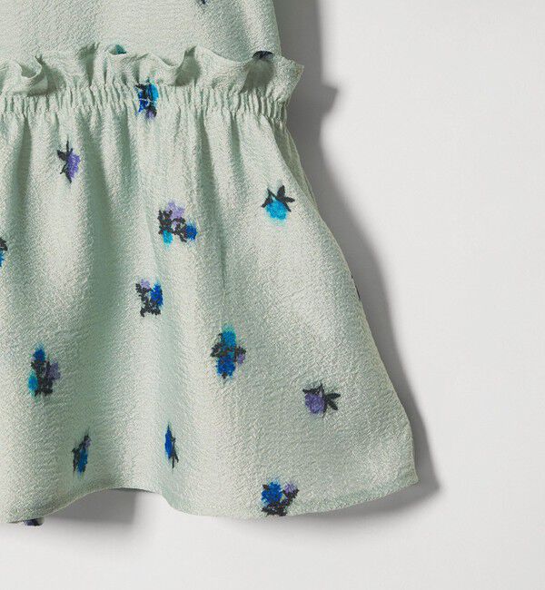 EMMEL REFINES「＜EMMEL REFINES＞EM フラワープリント パフスリーブ ブラウス」|シャツ・ブラウス|