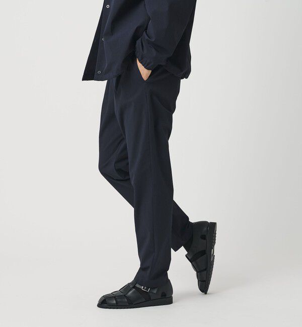 BEAUTY&YOUTH UNITED ARROWS「360&deg;MASTER 1プリーツ テーパード イージーパンツ NO.5 セットアップ対応 撥水 ストレッチ ウォッシャブル」|チノ|