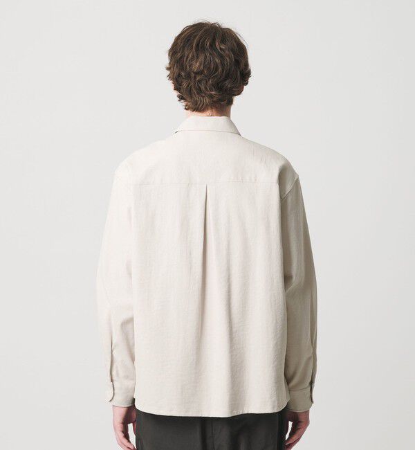 BEAUTY&YOUTH UNITED ARROWS「TC リネン キャンプカラー グランデ シャツ GRANDE型」|シャツ・ブラウス|