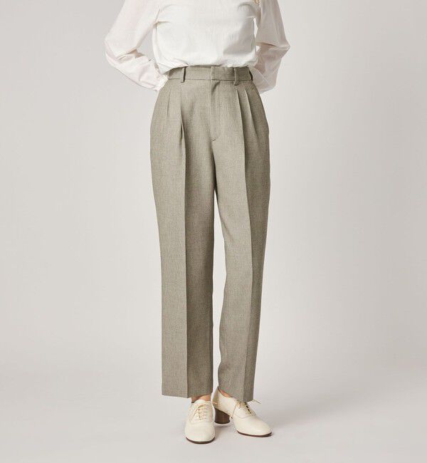 STEVEN ALAN「＜Steven Alan＞2タック パンツ」|スラックス|BEIGE