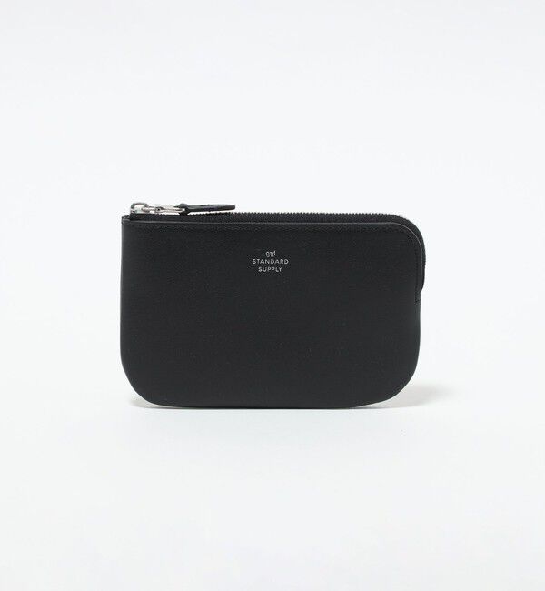 BEAUTY&YOUTH UNITED ARROWS「＜STANDARD SUPPLY＞オーバル ジップ ウォレット S」|財布|BLACK