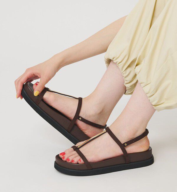 BEAUTY&YOUTH UNITED ARROWS「メタルプレート プラットフォーム サンダル」|サンダル|