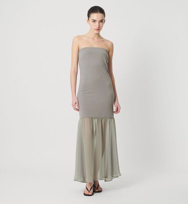 ATTISESSION「＜ATTISESSION＞ベアトップ ドレス」|ワンピース|