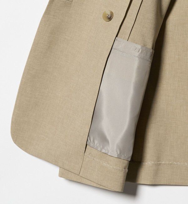 BEAUTY&YOUTH UNITED ARROWS「ポリエステル ダブルジャケット 吸水速乾 防シワ ウォッシャブル」|テーラードジャケット|