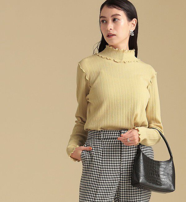 Ray BEAMS 「ランダム リブ メロー ハイネック カットソー」|Tシャツ・カットソー|