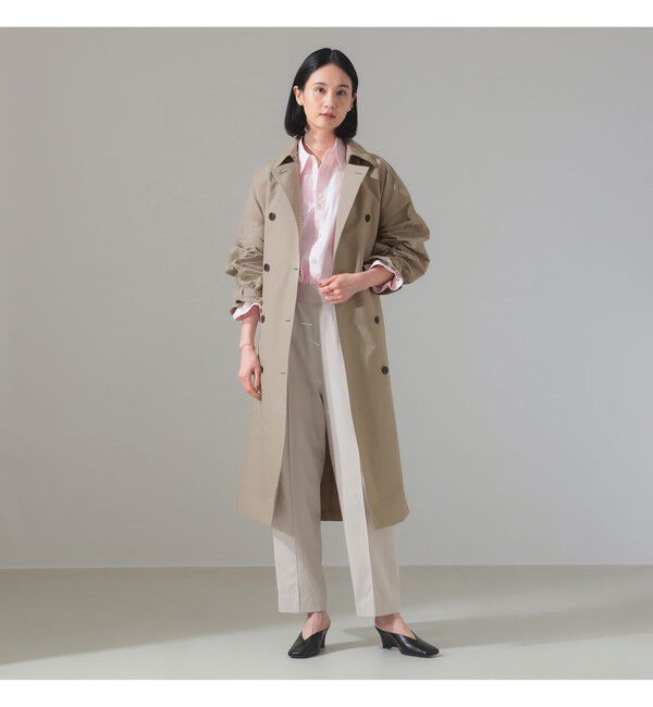 Demi-Luxe BEAMS 「AK+1 / ドルマンスリーブ風 トレンチコート」|ダッフルコート|