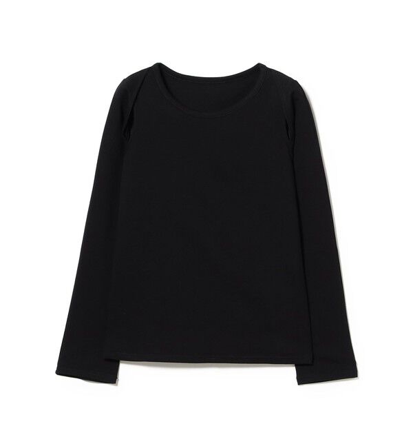 Ray BEAMS 「ショルダー オープン ロングスリーブ Tシャツ」|Tシャツ・カットソー|