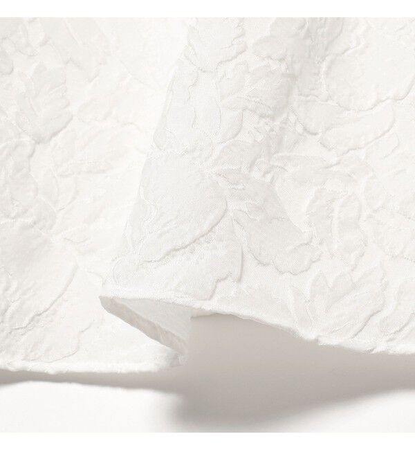 Demi-Luxe BEAMS 「フクレ織り アタッチドカラー ブラウス＊」|シャツ・ブラウス|