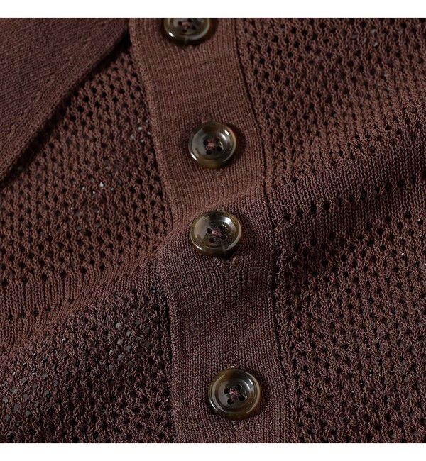 BEAMSBOY「オープン ワーク ポロ」|ベスト・ジレ|