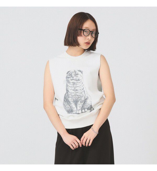 Ray BEAMS 「【別注】PENNY / Print Vest」|ベスト・ジレ|WHITE