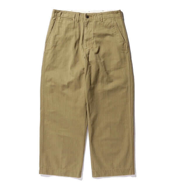 BEAMS PLUS「MIL Trousers Herringbone」|その他|KHAKI