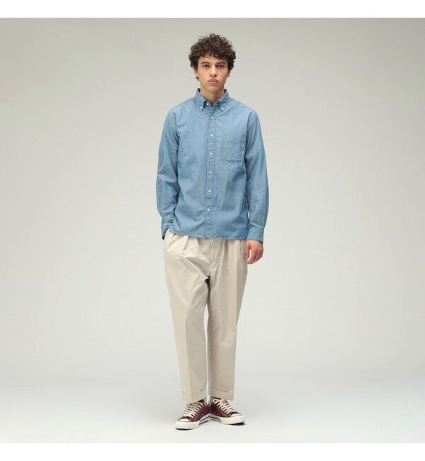 BEAMS PLUS「BEAMS PLUS / シャンブレー ボタンダウン シャツ」|シャツ・ブラウス|