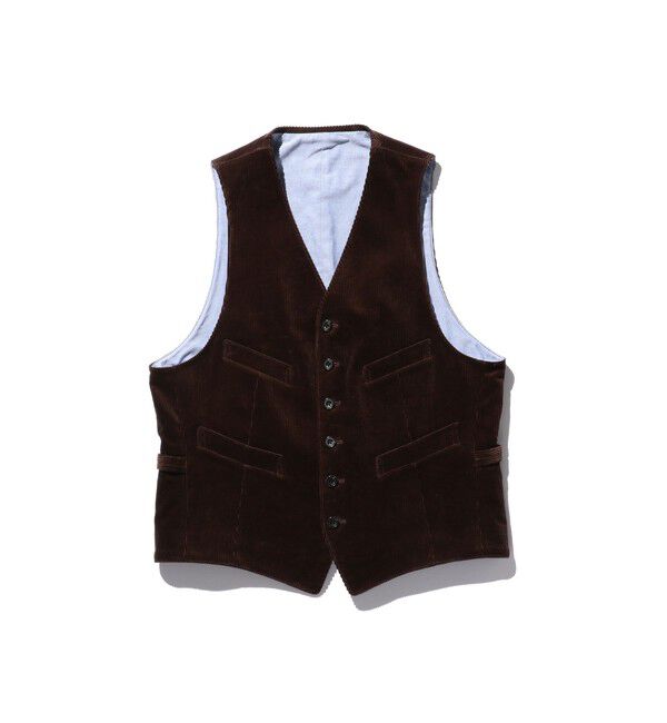 BEAMS PLUS「BEAMS PLUS / コーデュロイ ベスト」|ベスト・ジレ|D.BROWN