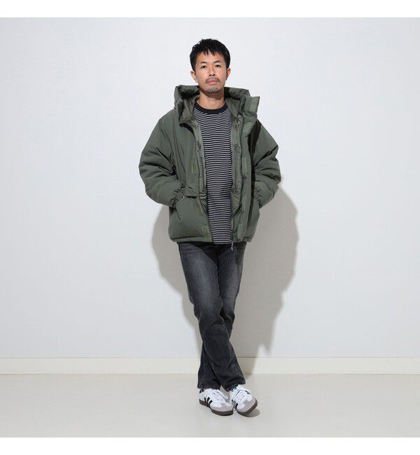 BEAMS「ワイドフィット Dermizax (TM) リバーシブル ダウンジャケット」|ブルゾン・スタジャン|