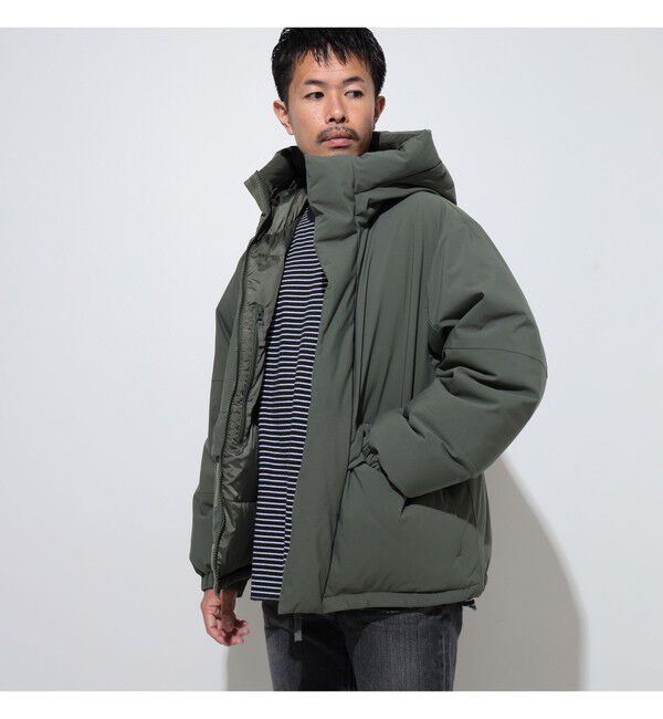 BEAMS「ワイドフィット Dermizax (TM) リバーシブル ダウンジャケット」|ブルゾン・スタジャン|