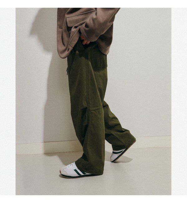 BEAMS「ブラッシュ オーバーパンツ」|チノ|