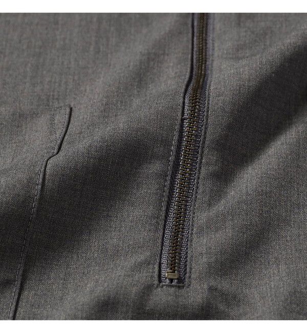 BEAMS「ハーフジップ プルオーバー シャツ」|シャツ・ブラウス|