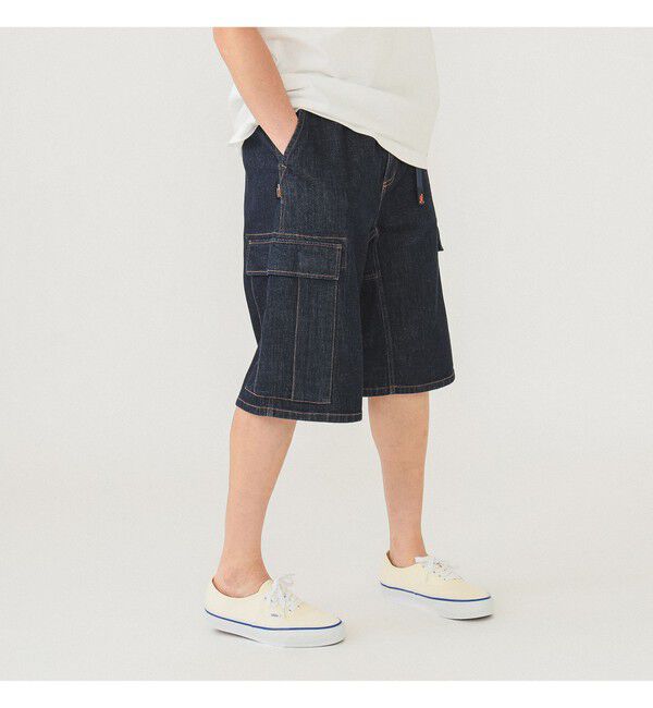 BEAMS「【別注】Gramicci / コーデュラデニム カーゴ ショーツ」|その他|INDIGO