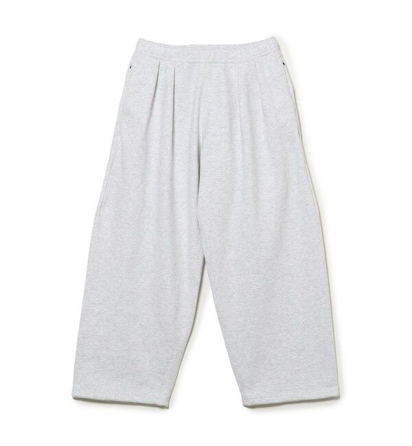 BEAMS「ワイドストレート ウィンドストップ スウェットパンツ」|チノ|