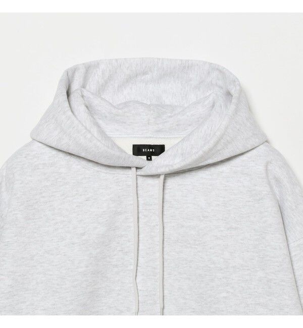 BEAMS「ワイドショートフィット ウィンドストップ スウェットフーディー」|スウェット・ジャージ|