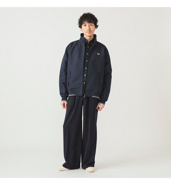 BEAMS「【別注】FRED PERRY / ハリントン?ジャケット 25FW」|ブルゾン・スタジャン|