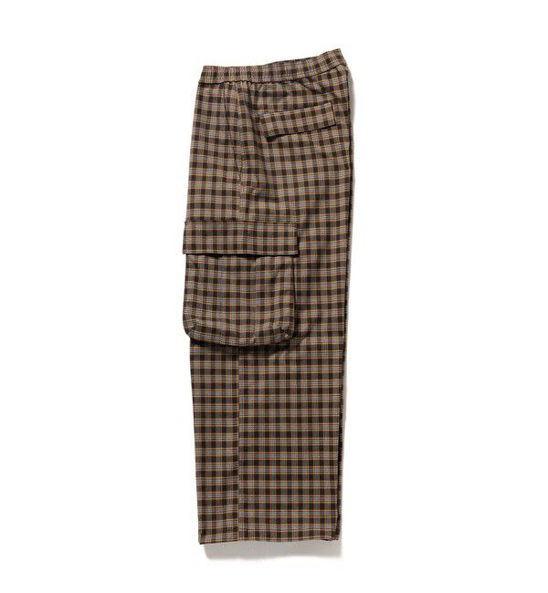 BEAMS「チェック カーゴ パンツ」|チノ|