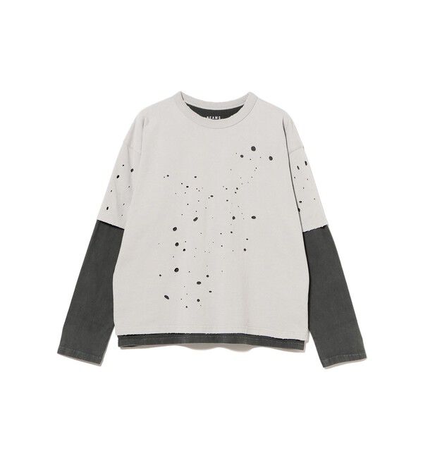BEAMS「レイヤード ダメージ Tシャツ」|Tシャツ・カットソー|