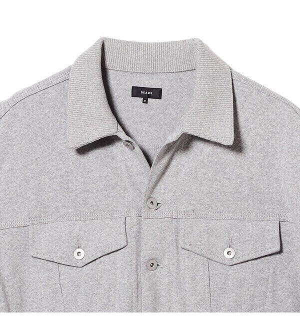 BEAMS「カットソー G-ジャケット【リラックスフィット】」|ブルゾン・スタジャン|