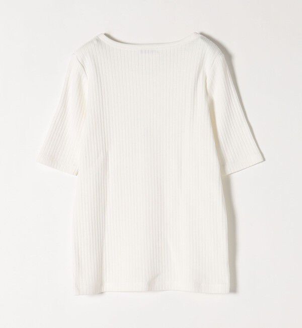 SHIPS any「SHIPS any:〈ウォッシャブル〉テレコ ハーフ スリーブ TEE」|Tシャツ・カットソー|