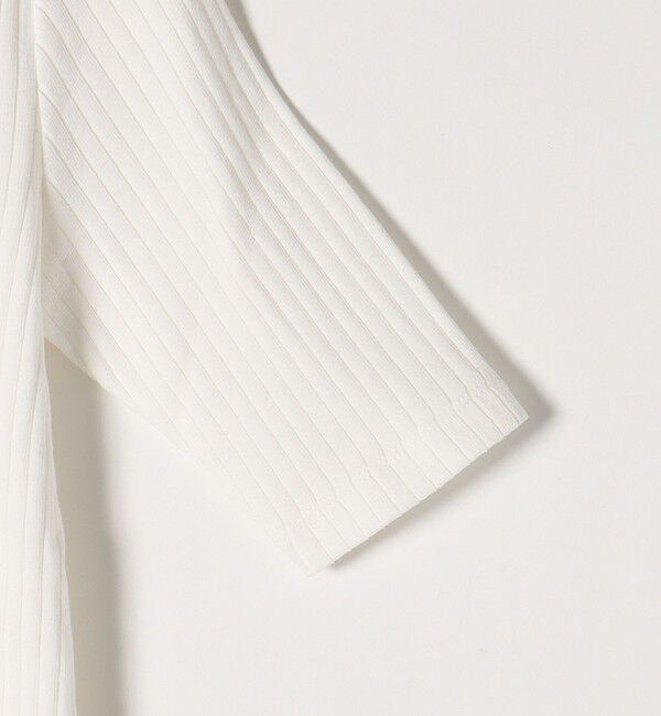 SHIPS any「SHIPS any:〈ウォッシャブル〉テレコ ハーフ スリーブ TEE」|Tシャツ・カットソー|