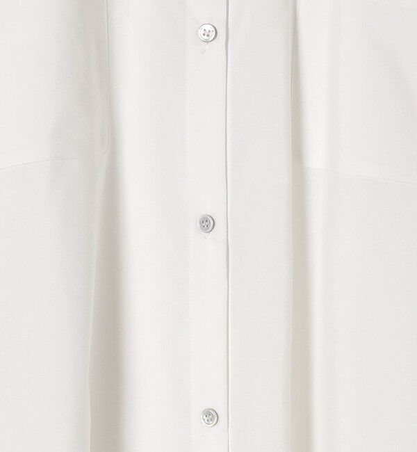 SHIPS any「SHIPS any:〈接触冷感・吸水速乾〉バック フリル ギャザー シャツワンピース」|ワンピース|