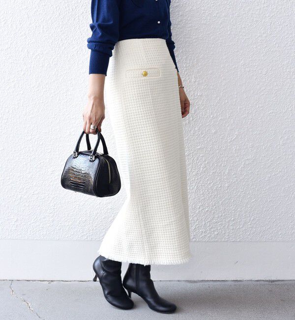 SHIPS for women「*ツイード ポケット デザイン スカート ◇」|スカート|