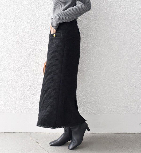 SHIPS for women「*ツイード ポケット デザイン スカート ◇」|スカート|