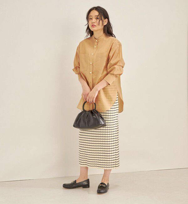 SHIPS for women「〈手洗い可能〉フェルガナ コットン ランダム リブ タイト スカート ◇」|スカート|