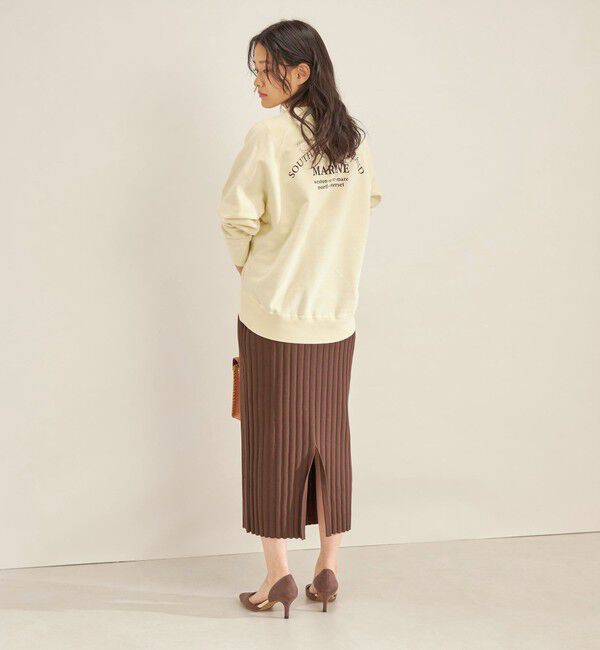 SHIPS for women「〈手洗い可能〉フェルガナ コットン ランダム リブ タイト スカート ◇」|スカート|