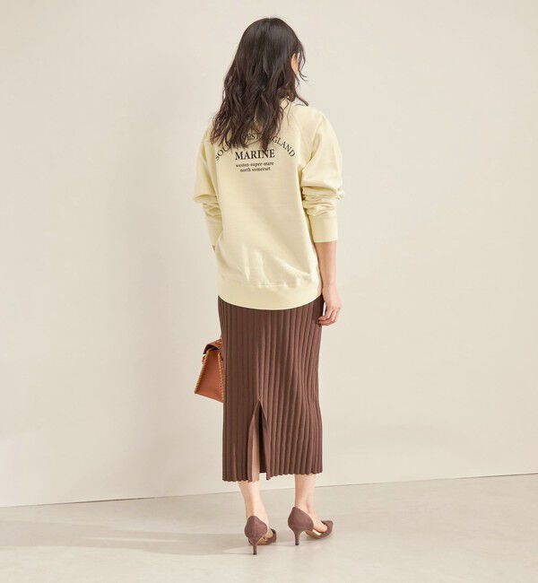 SHIPS for women「〈手洗い可能〉フェルガナ コットン ランダム リブ タイト スカート ◇」|スカート|