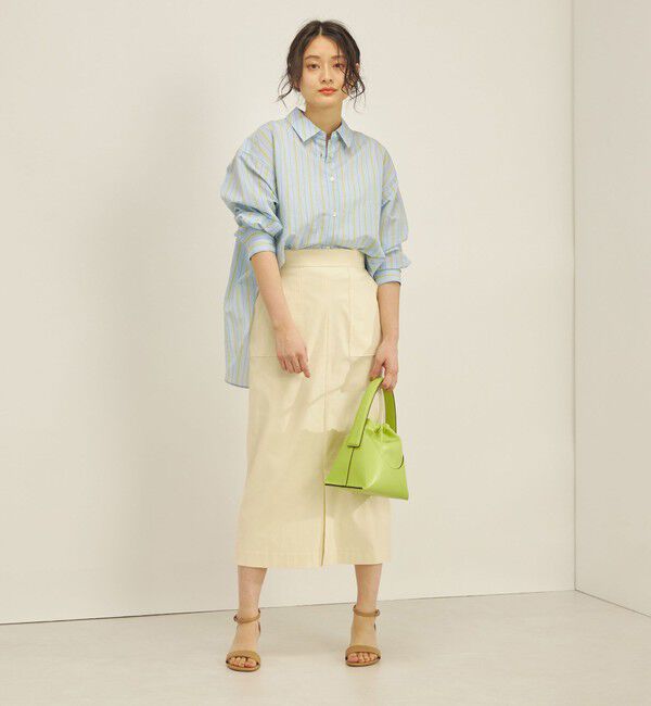 SHIPS for women「〈手洗い可能〉ハイストレッチ カラー タイト スカート」|スカート|