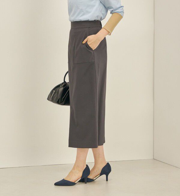 SHIPS for women「〈手洗い可能〉ハイストレッチ カラー タイト スカート」|スカート|