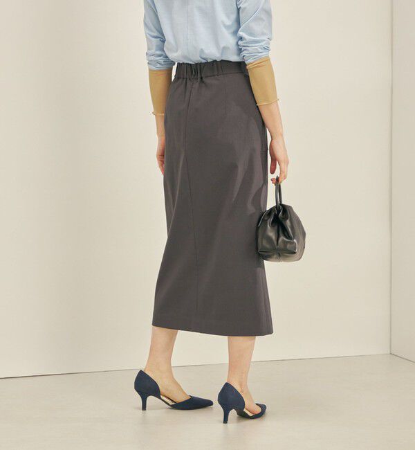 SHIPS for women「〈手洗い可能〉ハイストレッチ カラー タイト スカート」|スカート|