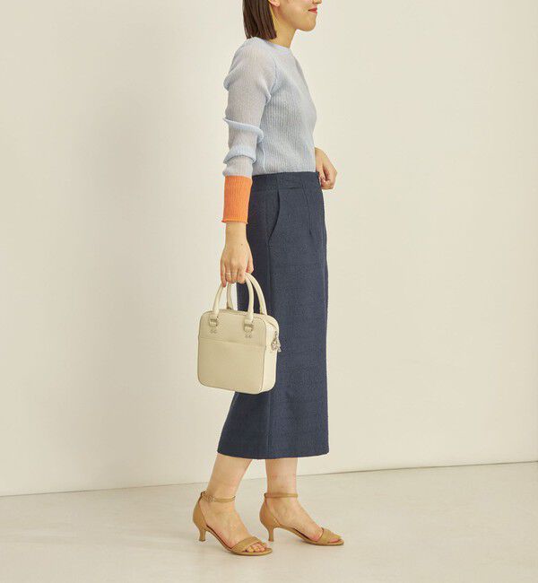 SHIPS for women「〈手洗い可能〉フロント ジップ ツイード タイト スカート」|スカート|