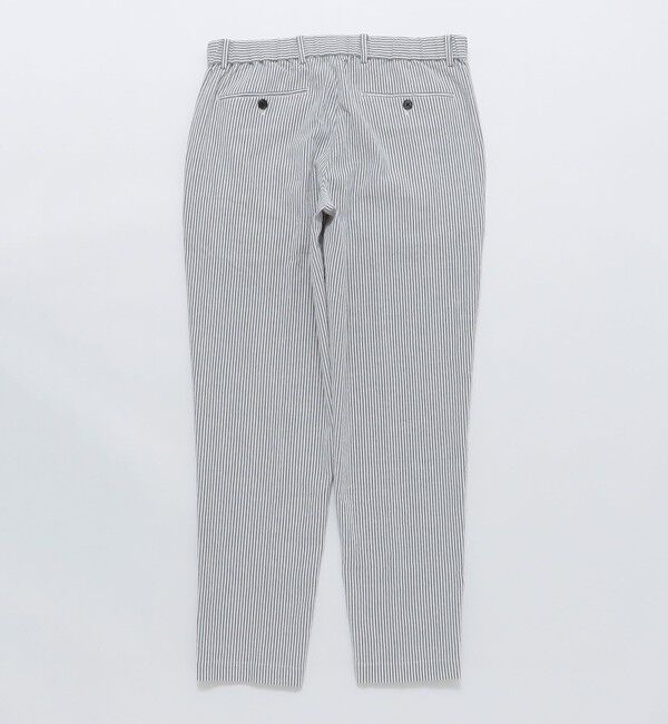 SHIPS「SHIPS:〈手洗い可能〉 サフィラン リネン シアサッカー パンツ (セットアップ対応)」|スラックス|