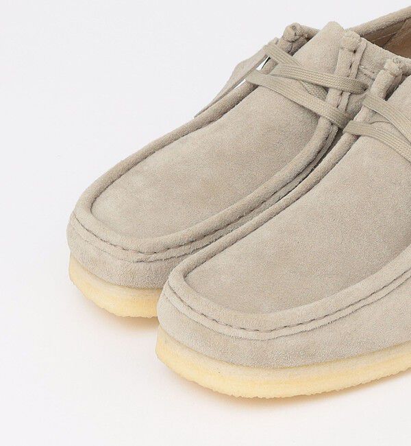 SHIPS「【SHIPS EXCLUSIVE】CLARKS: WALLABEE WHITE SOLE」|ショートブーツ|